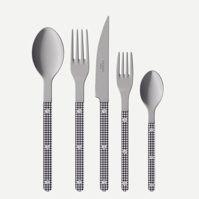 Bistrot Vintage Gingham, Black