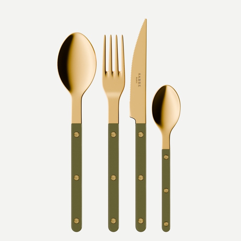 Bistrot Gold Solid, Green fern
