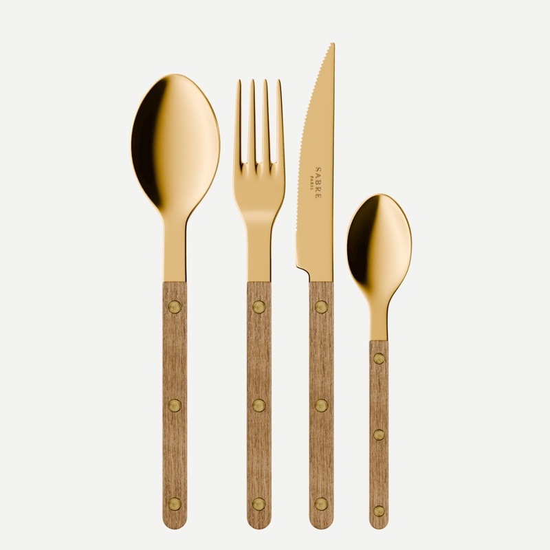 Bistrot Gold Teak, Teak