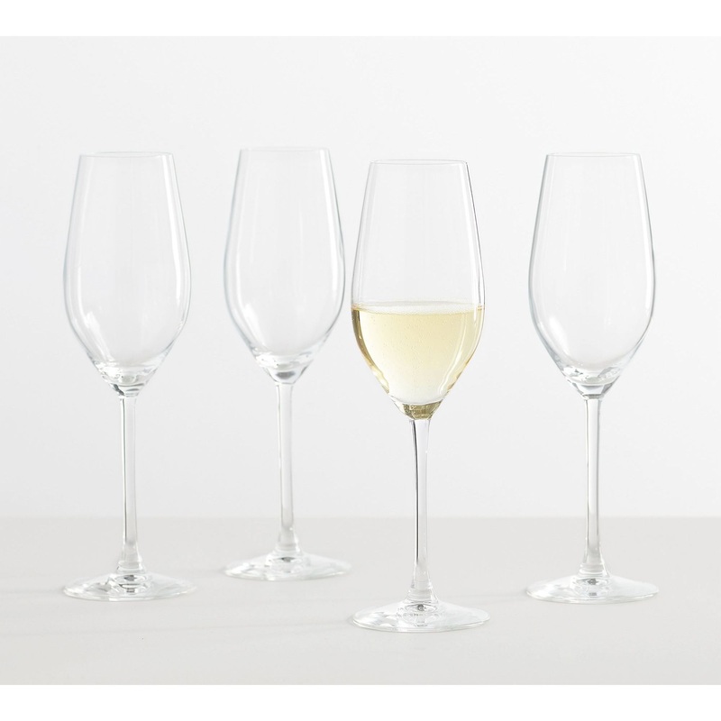 VinoChampagneFluteGlassesSetof4
