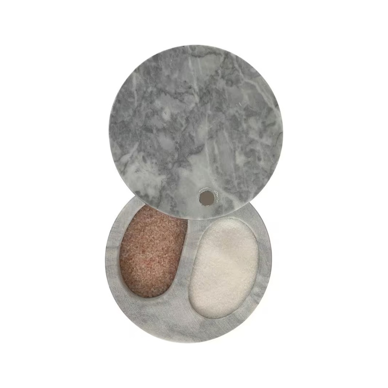WhiteMarbleDoubleSaltCellar