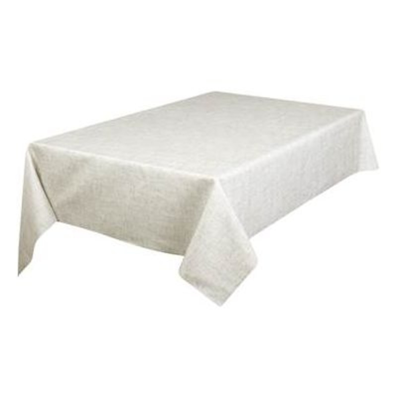 Beige Textured Tablecloth 70" Round
