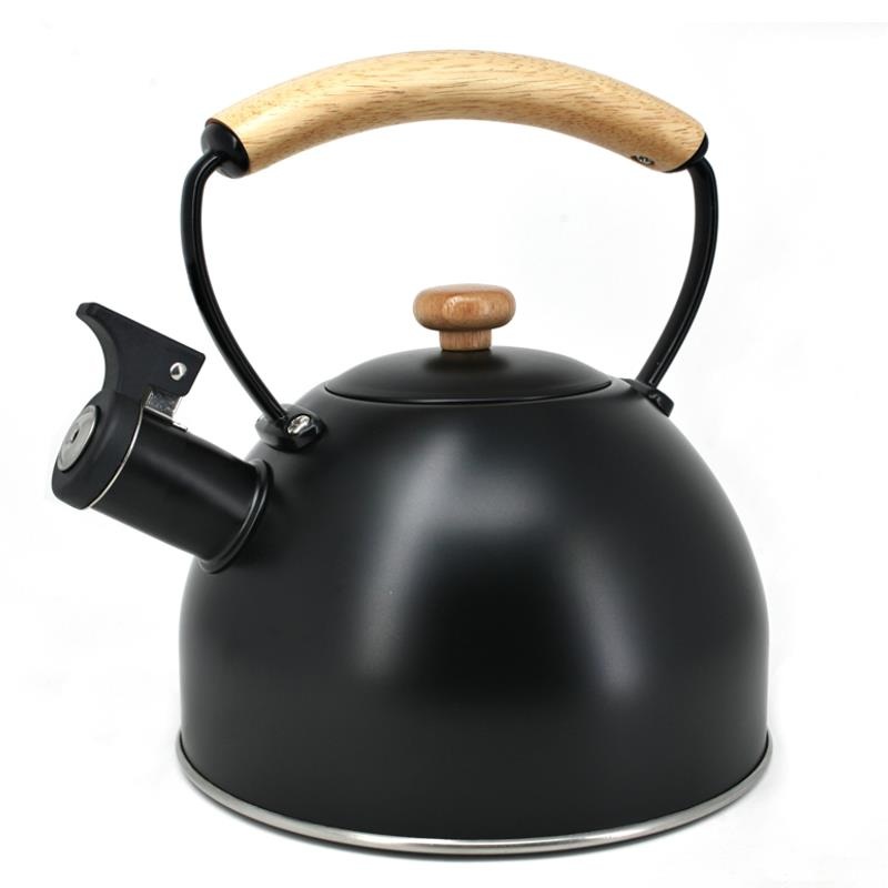 Black Whistling Stovetop Kettle