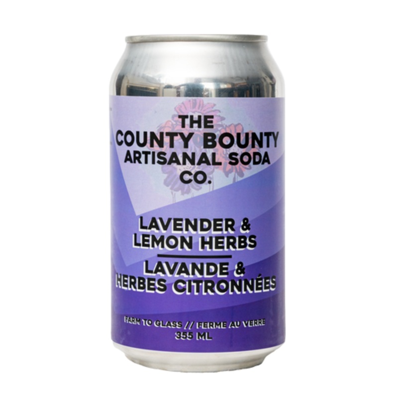 County Bounty - Lavender Lemon Herbs Soda