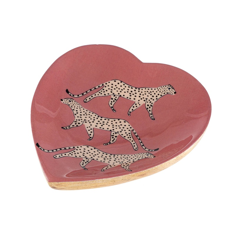 Pink Leopard Trinket Dish