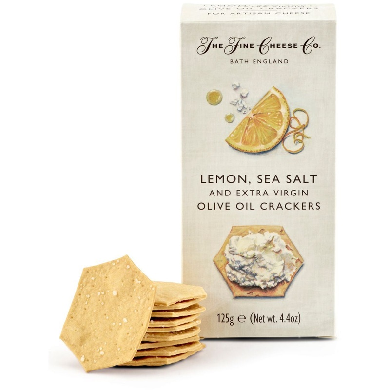 Lemon, Sea Salt & Extra Virgin Olive Oil Crackers