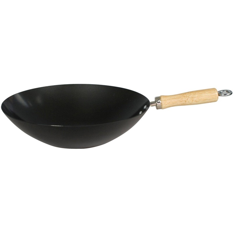 Non-Stick Carbon Steel Wok - 30cm