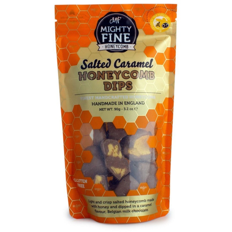 Salted Caramel Chocolate Honeycomb Dips