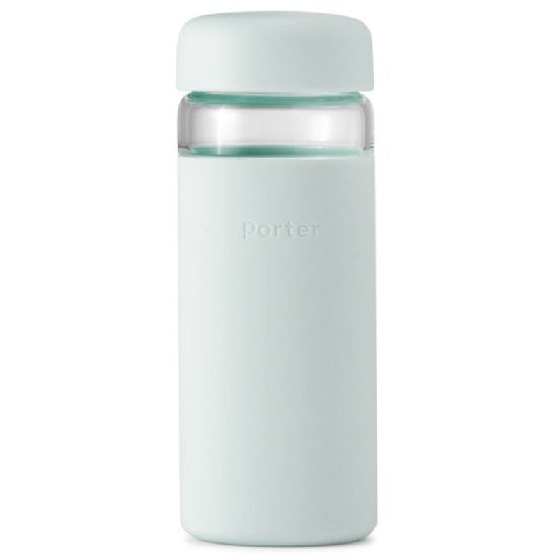 Wide Mouth Glass Bottle - Mint