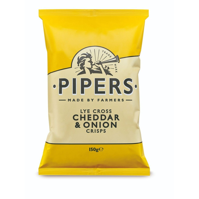 Pipers Cheddar & Onion Chips