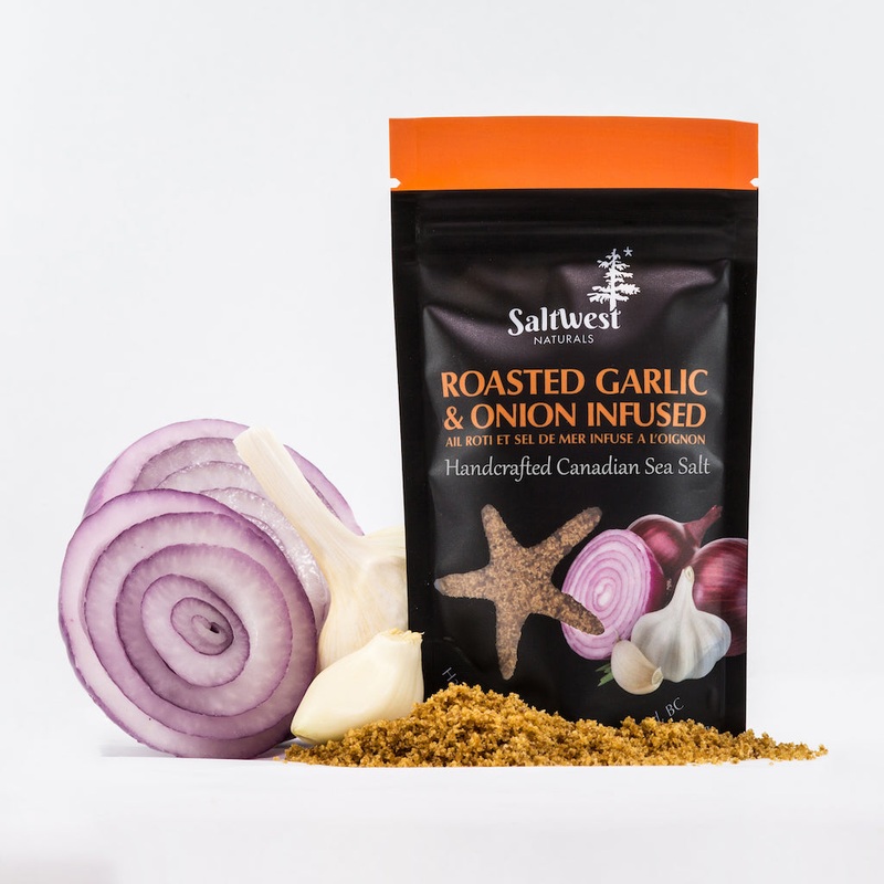 Saltwest Organic Roasted Garlic and Onion Sea Salt