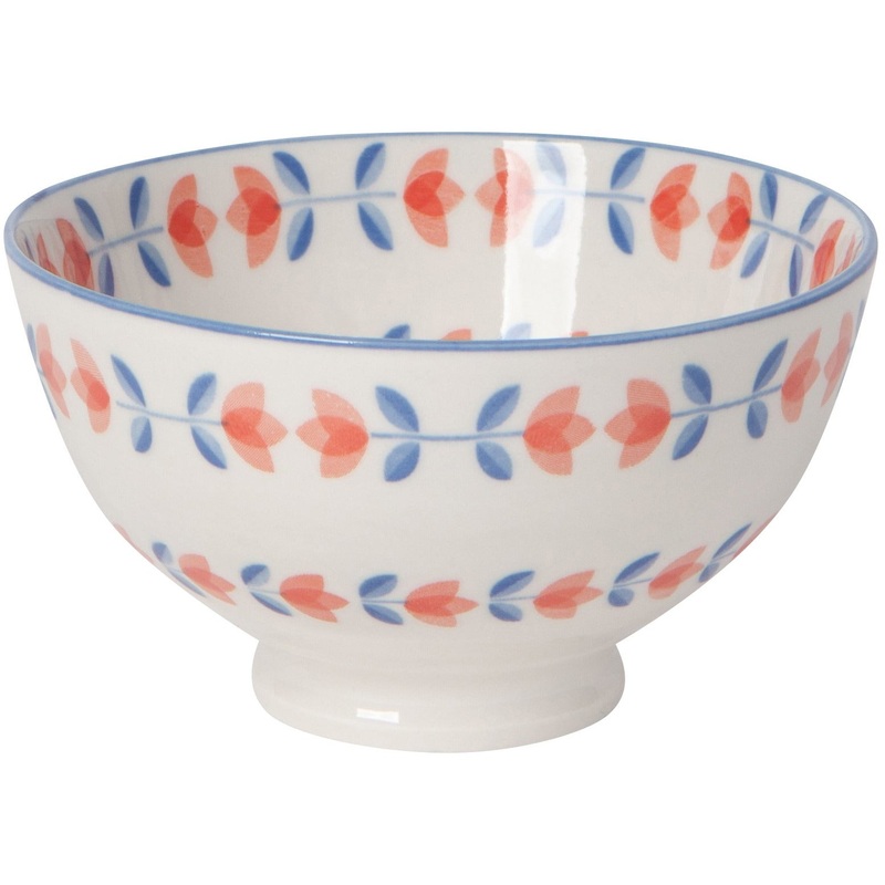 Small Blue Tulip Bowl
