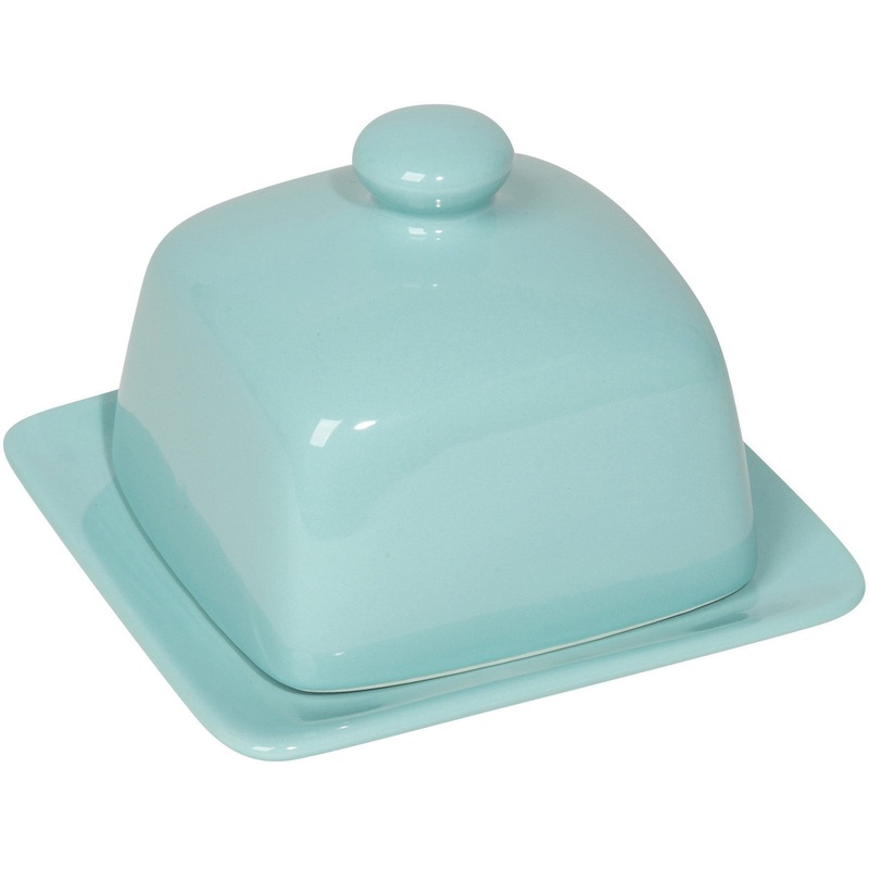 Square Eggshell Butter Dish