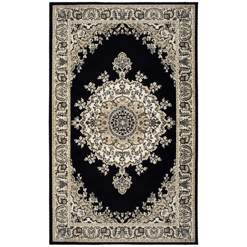 3' x 5' Rug - Medallion Black