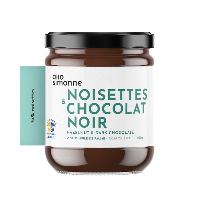 Allo Simonne Dark Chocolate & Hazelnut Spread
