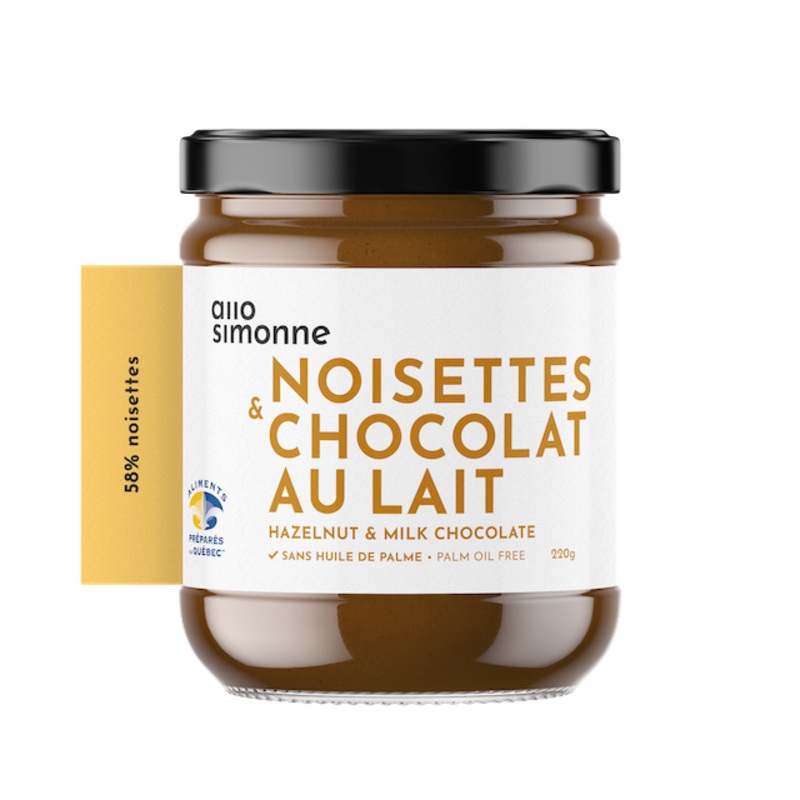 Allo Simonne Milk Chocolate & Hazelnut Spread