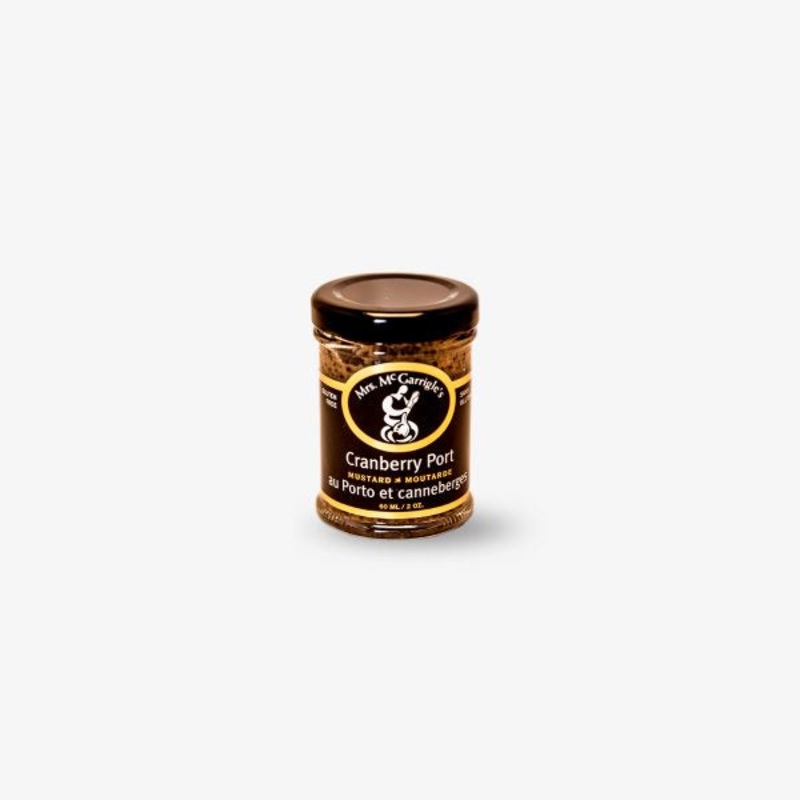 Mrs. McGarrigle's Cranberry Port Mustard 60ml