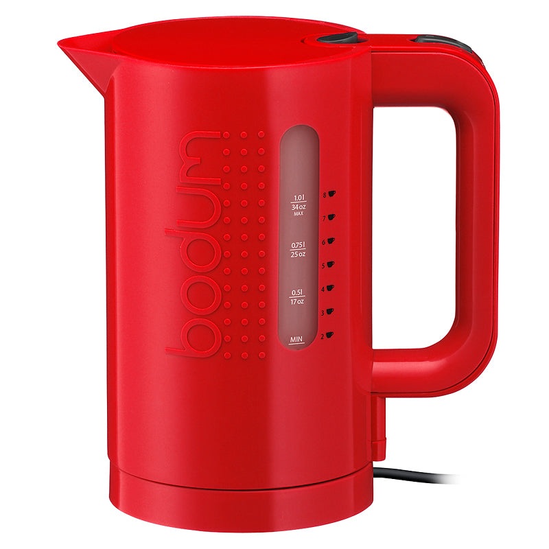 Red Bodum Kettle 1L