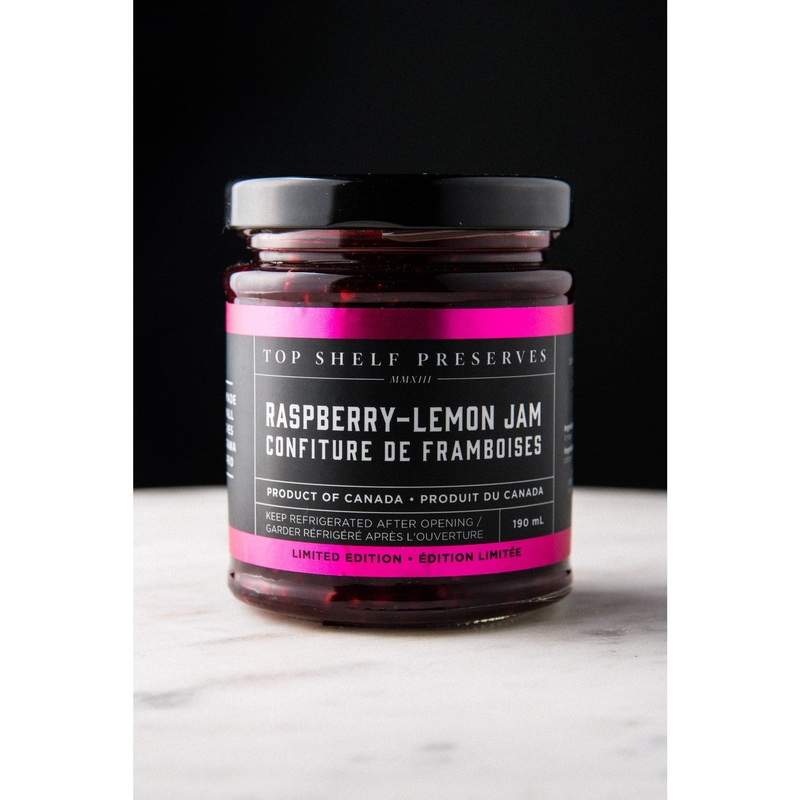 Top Shelf Preserves Raspberry Lemon Jam