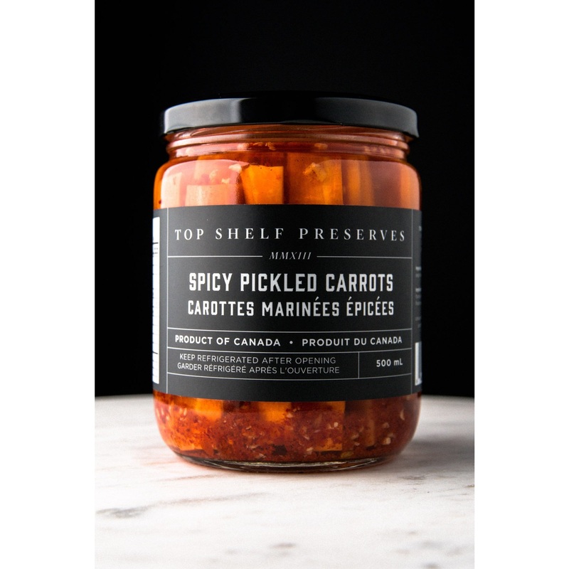 Top Shelf Preserves Spicy Carrots