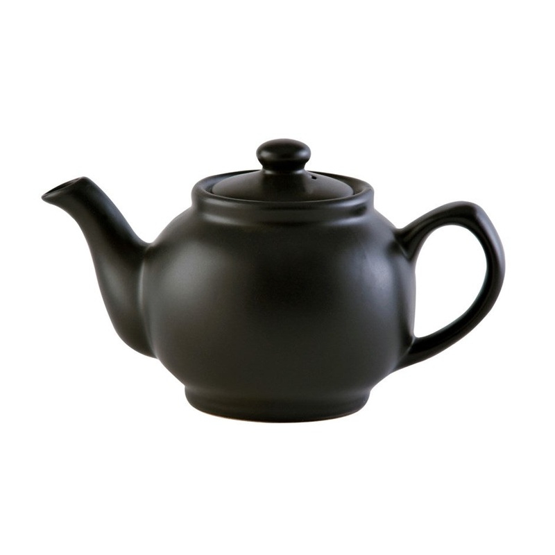 Black 6 Cup Teapot