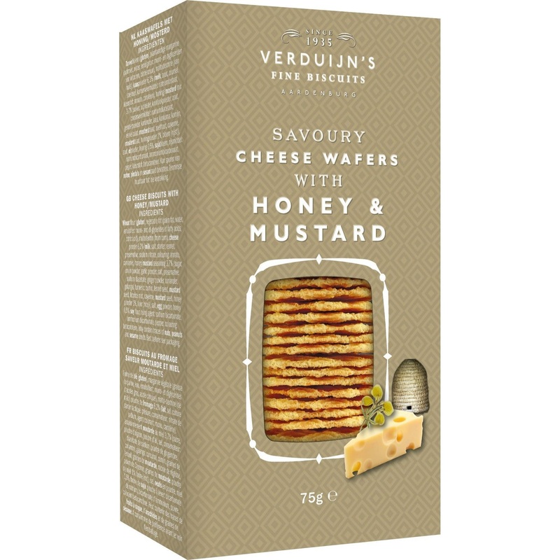 Cheese Wafers with Honey & Mustard