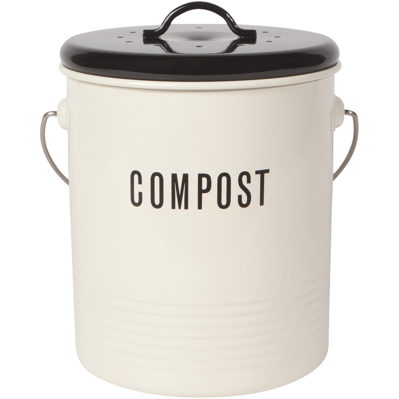 Cream Compost Bin