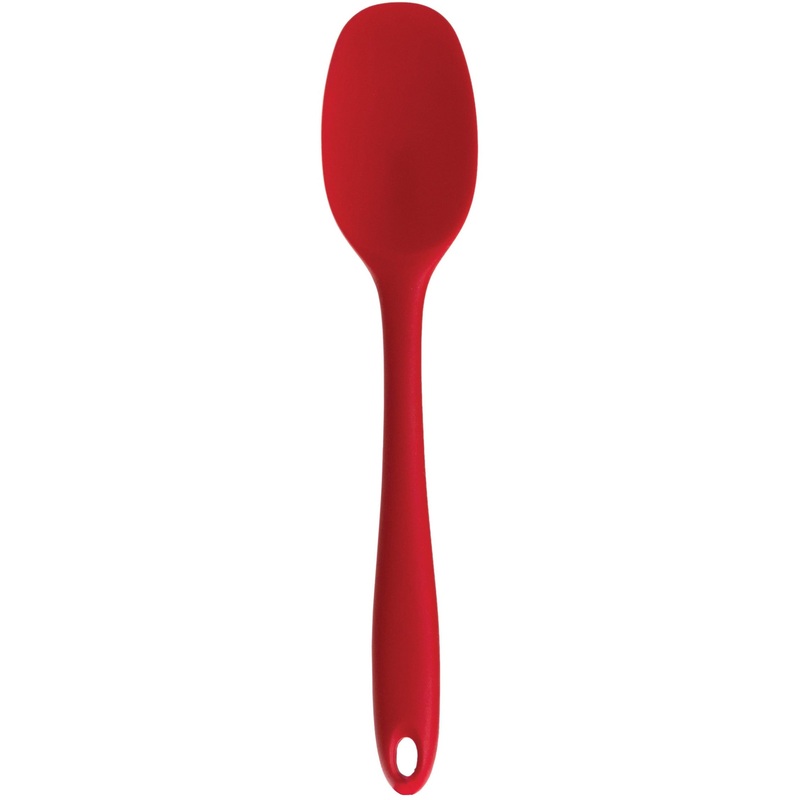 Red Silicone Spoon