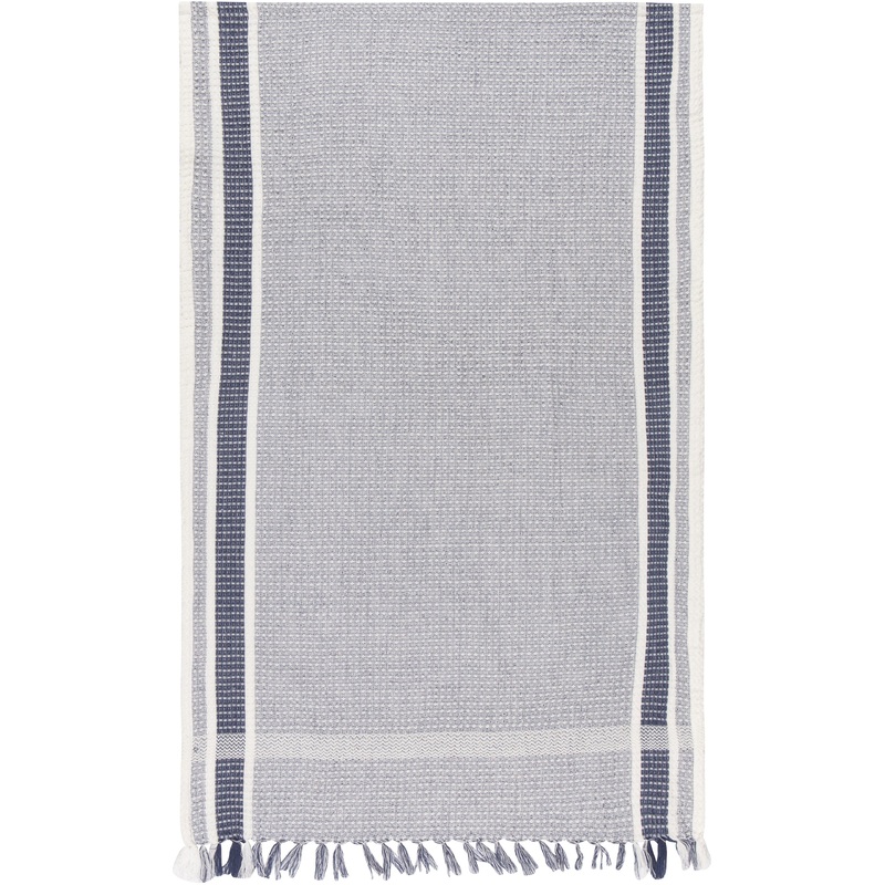 Soft Waffle Tea Towel in Indigo