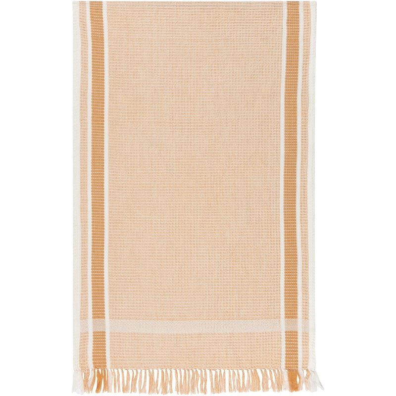 Soft Waffle Tea Towel in Ochre