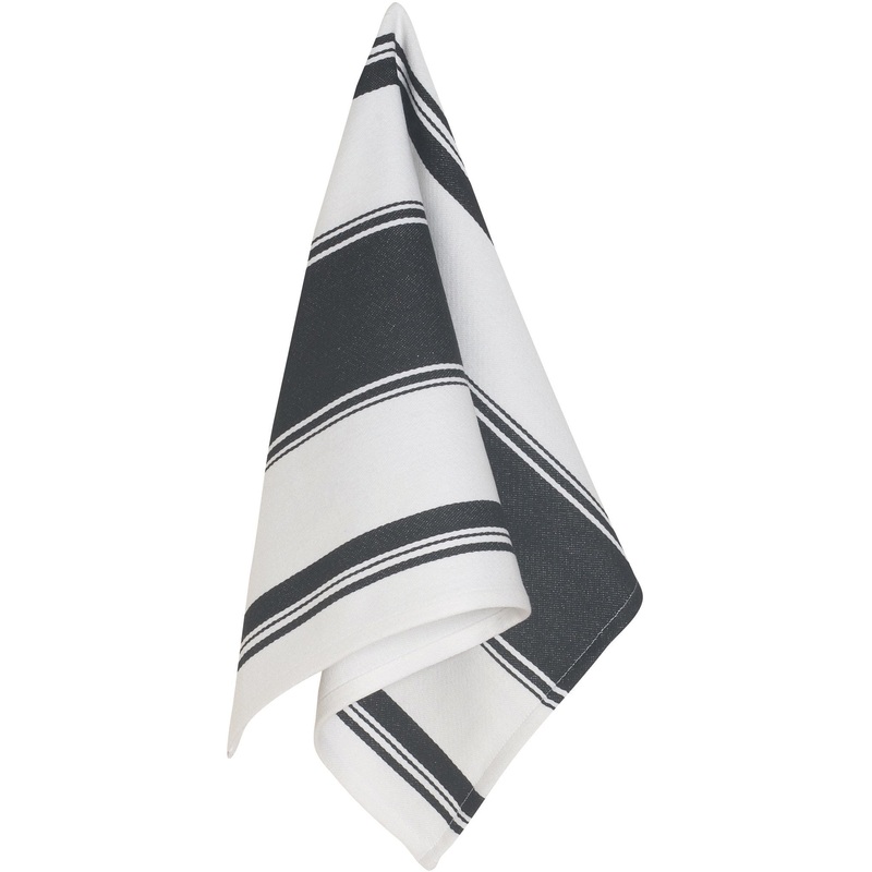 Symmetry Tea Towel Black