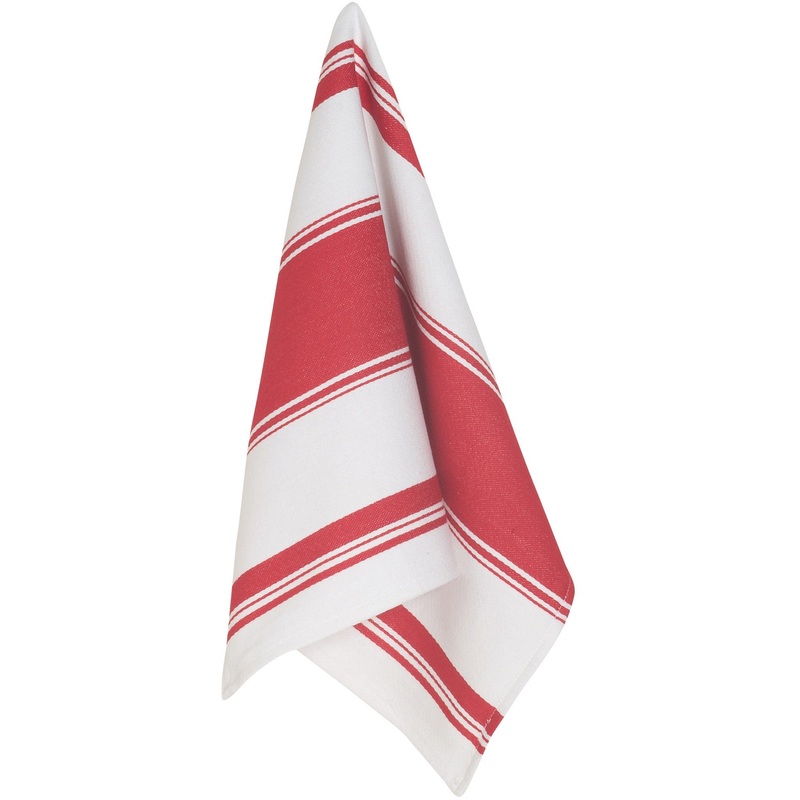 Symmetry Tea Towel Red