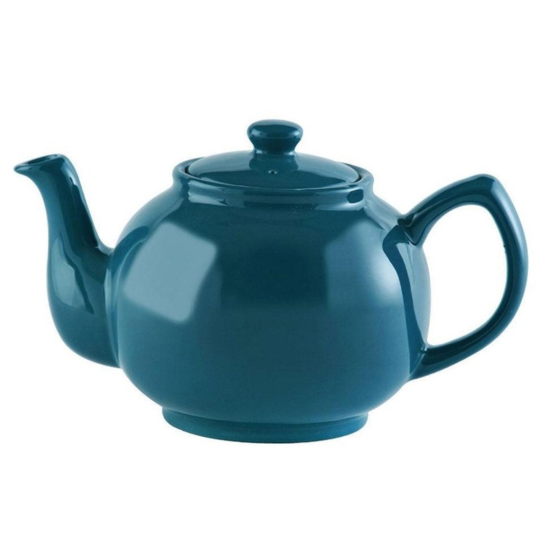 Teal 6 Cup Teapot