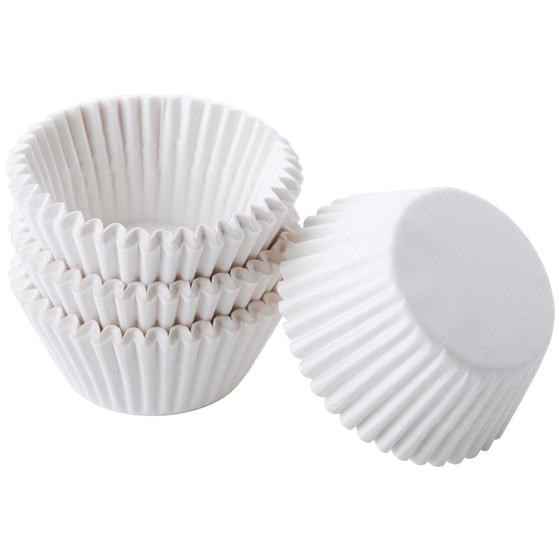 White Paper Baking Cups