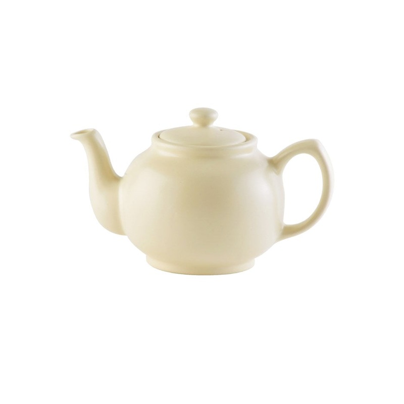 Cream 2 Cup Teapot