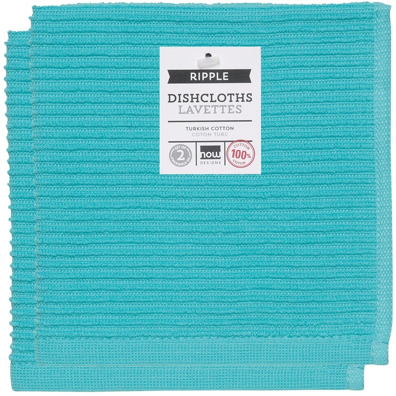 Ripple Dishcloths Set - Bali Blue