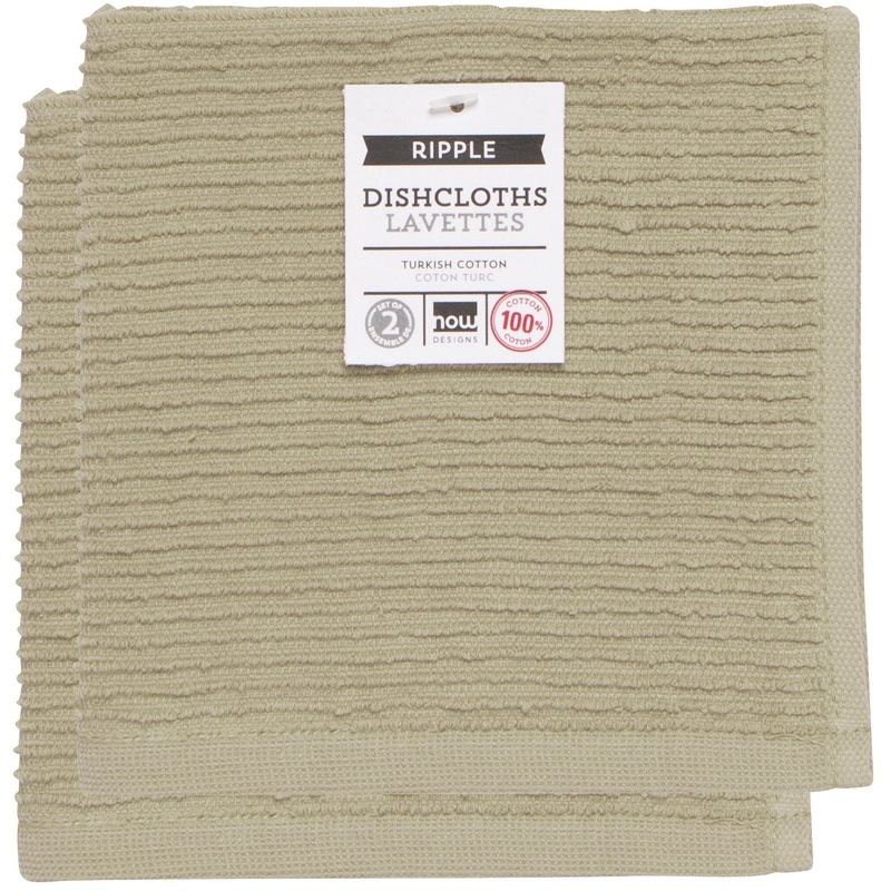 Ripple Dishcloths Set - Sandstone