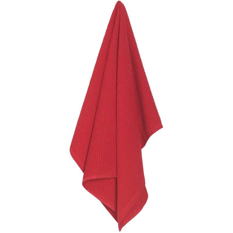 Ripple Dishtowel - Red