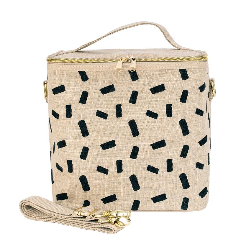 SoYoung Block Linen Lunch Poche