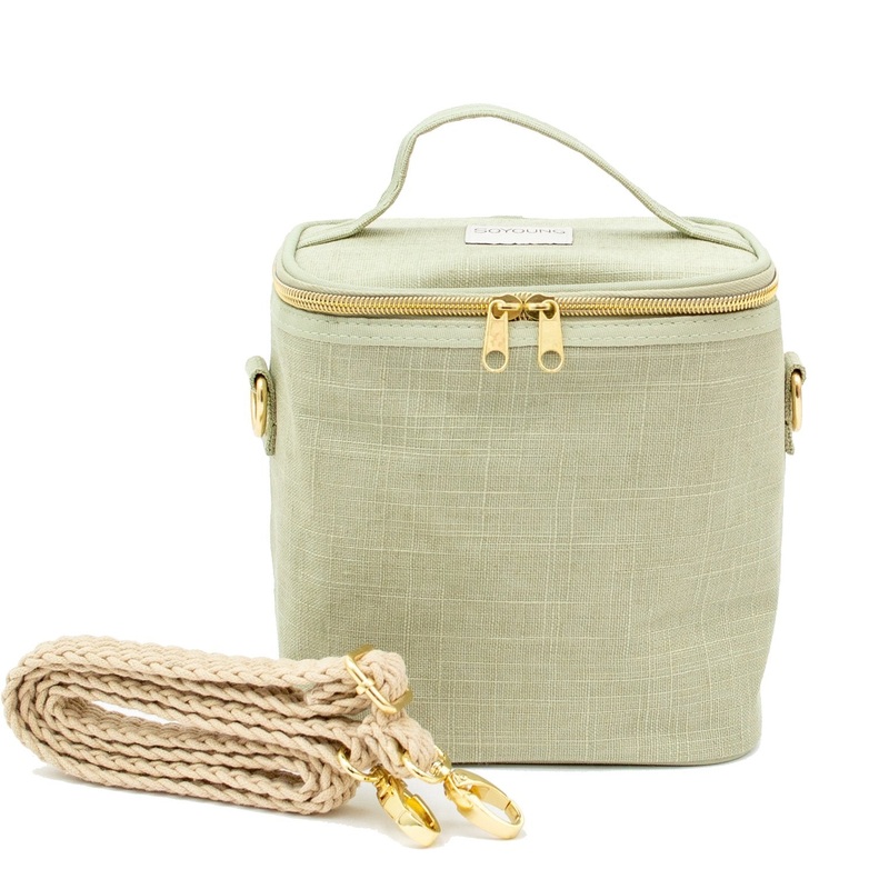 SoYoung Sage Linen Petite Poche