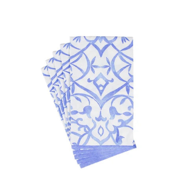 Algarve Blue Paper Napkins - Guest Towel / Dinner