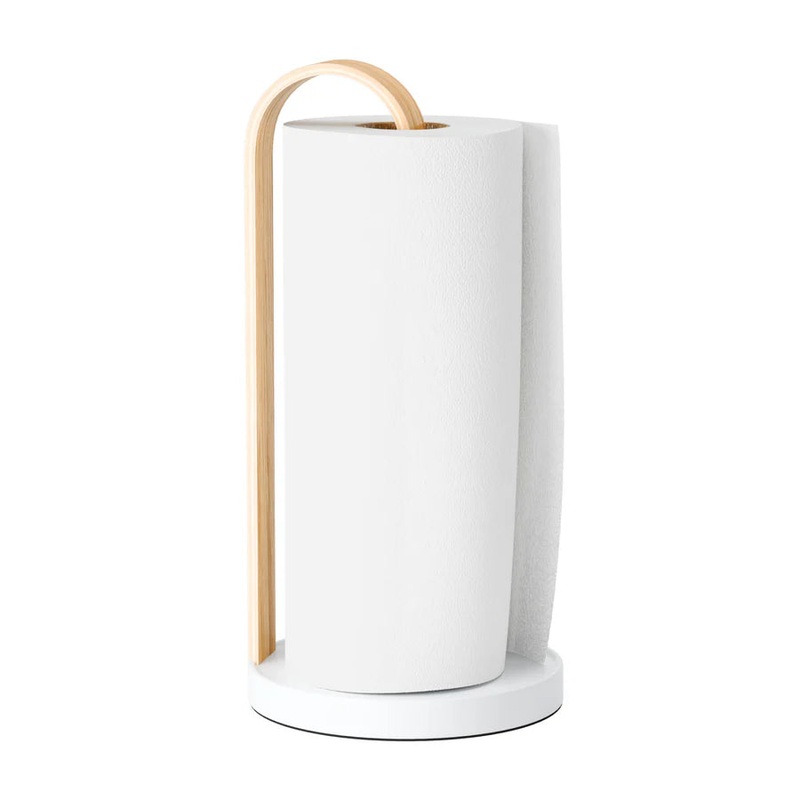 Bellwood White Paper Towel Holder
