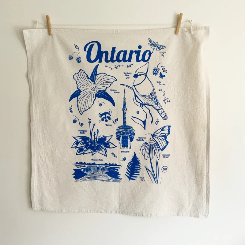 Hayvn Ontario Tea Towel