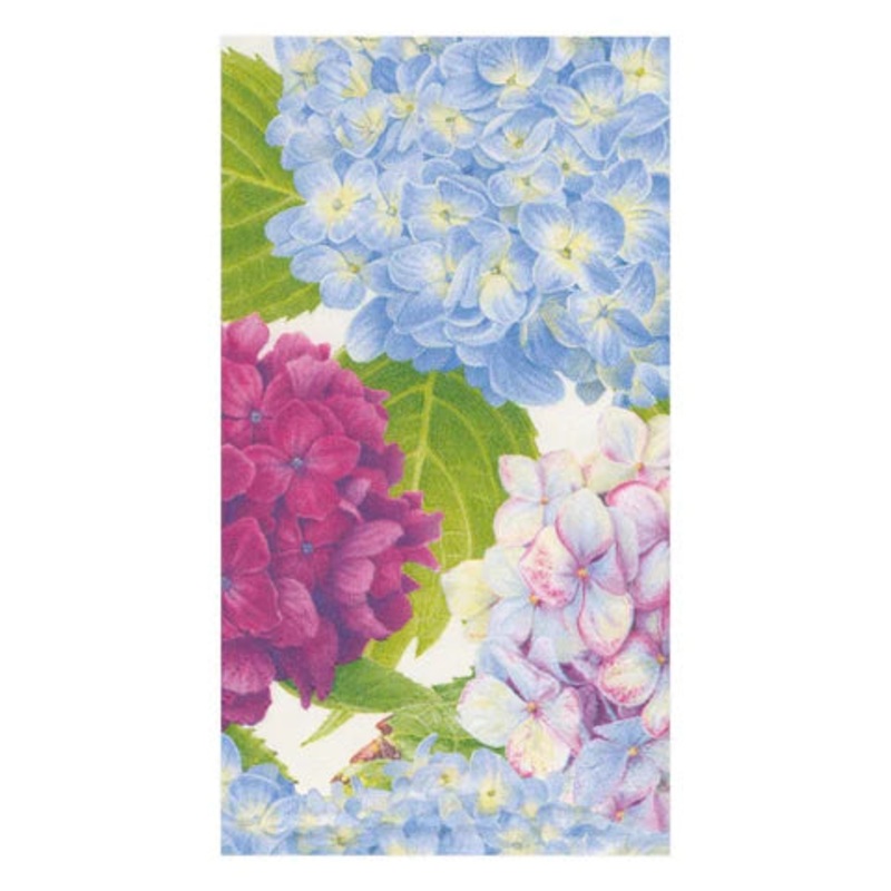 Hydrangea Paper Napkins - Guest Towel / Dinner