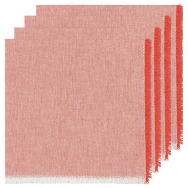 Chambray Napkins in Clay
