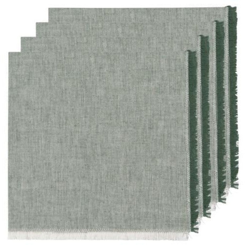 Chambray Napkins in Jade