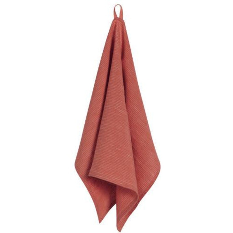 Clay Linen Tea Towel