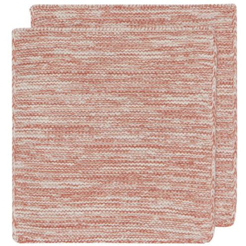 Knit Dishcloth in Clay
