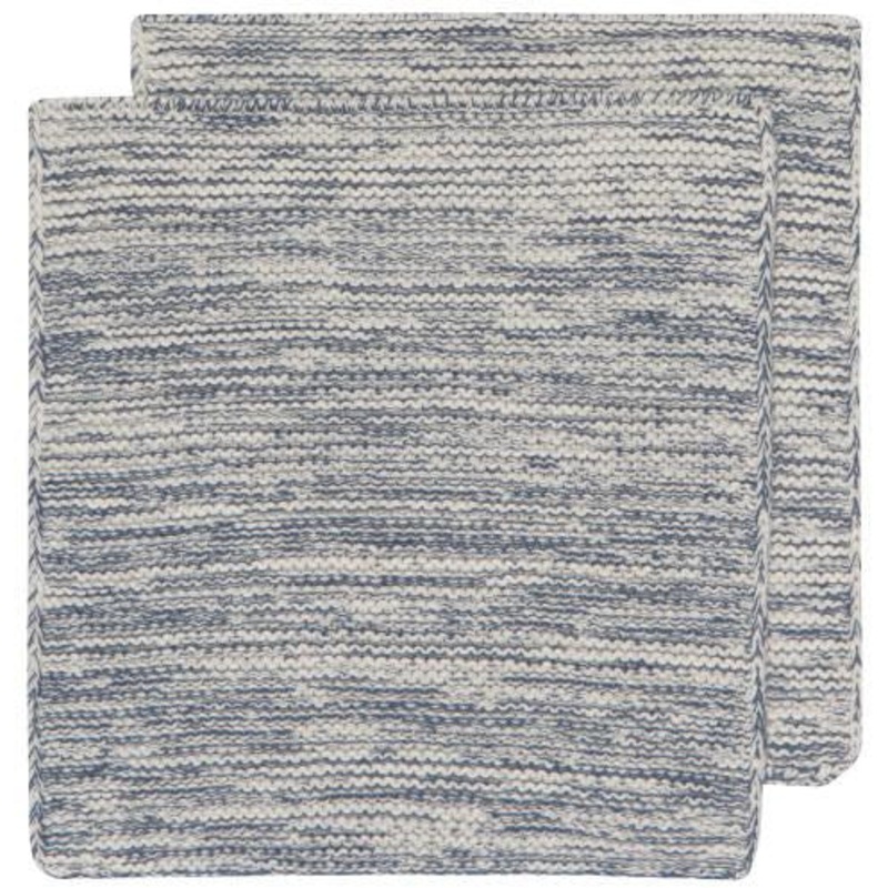 Knit Dishcloth in Midnight