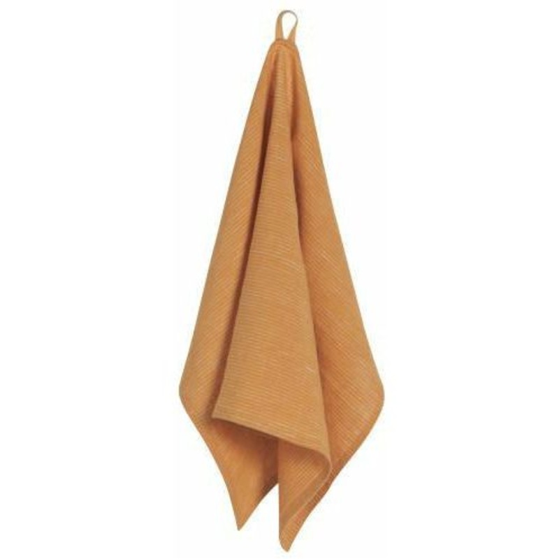 Ochre Linen Tea Towel